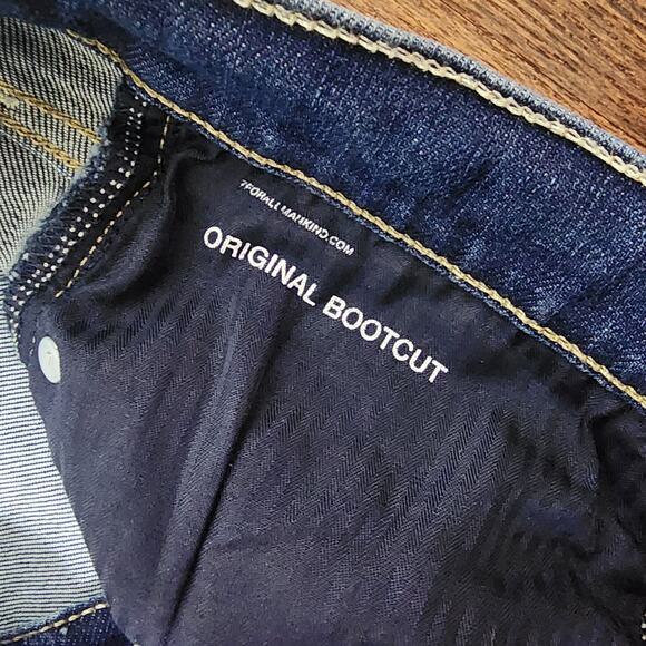 7 For All Mankind Original Bootcut Mid-Rise Jeans Raw Hem, Size 30 - Picture 11 of 11